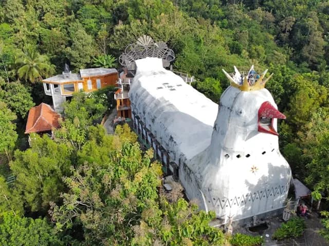 Chicken Church in the jungle of the Menoreh Hills, Yogyakarta
